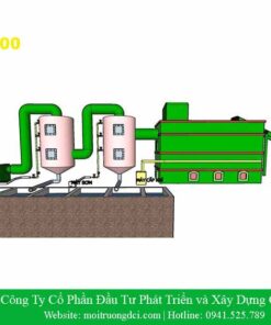 Lò đốt rác thải sinh hoạt DCI-1000 (Công suất 1000 kg/h)