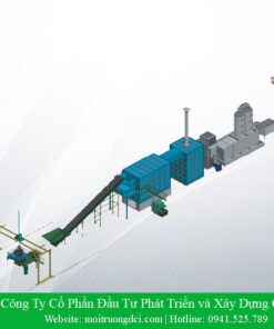 Lò đốt rác thải công nghiệp DCI-CN3000 (Công suất 3000 kg/h)