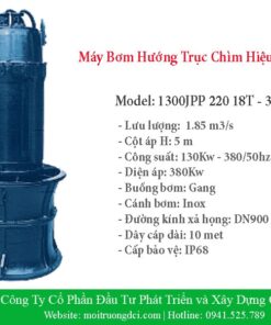 Máy Bơm Hướng Trục Chìm JMI-Korea 1300JPP 220 18T-3 - 1.85 m3/s